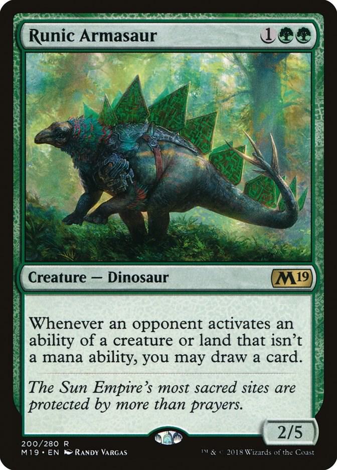 Runic Armasaur 200 (Core Set 2019)  | Good Games Modbury