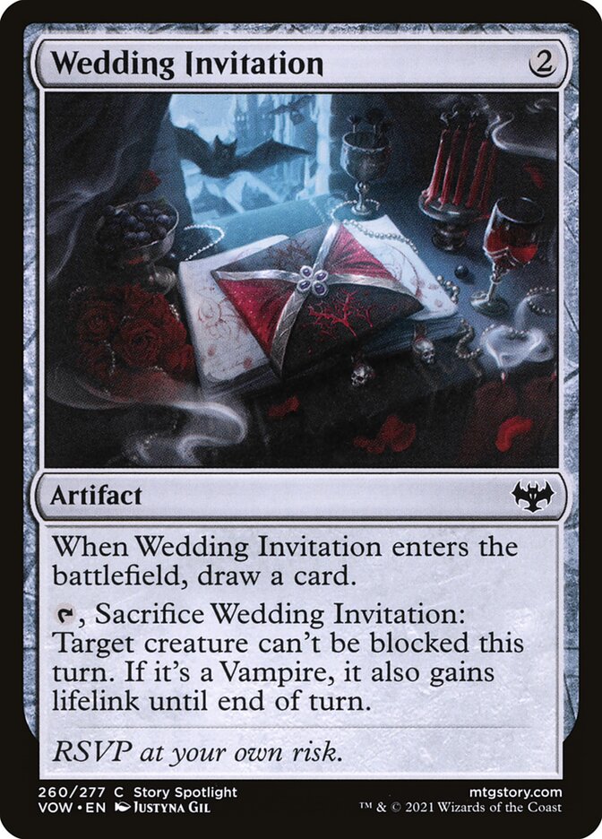 Wedding Invitation 260/277 (Innistrad: Crimson Vow)  - Foil | Good Games Modbury