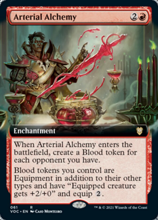 Arterial Alchemy (Extended Art) [Innistrad: Crimson Vow Commander] | Good Games Modbury