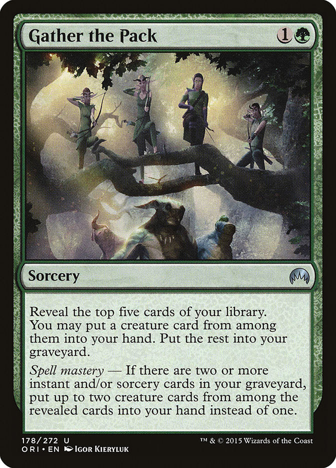 Gather the Pack 178/272 (Magic Origins)  | Good Games Modbury