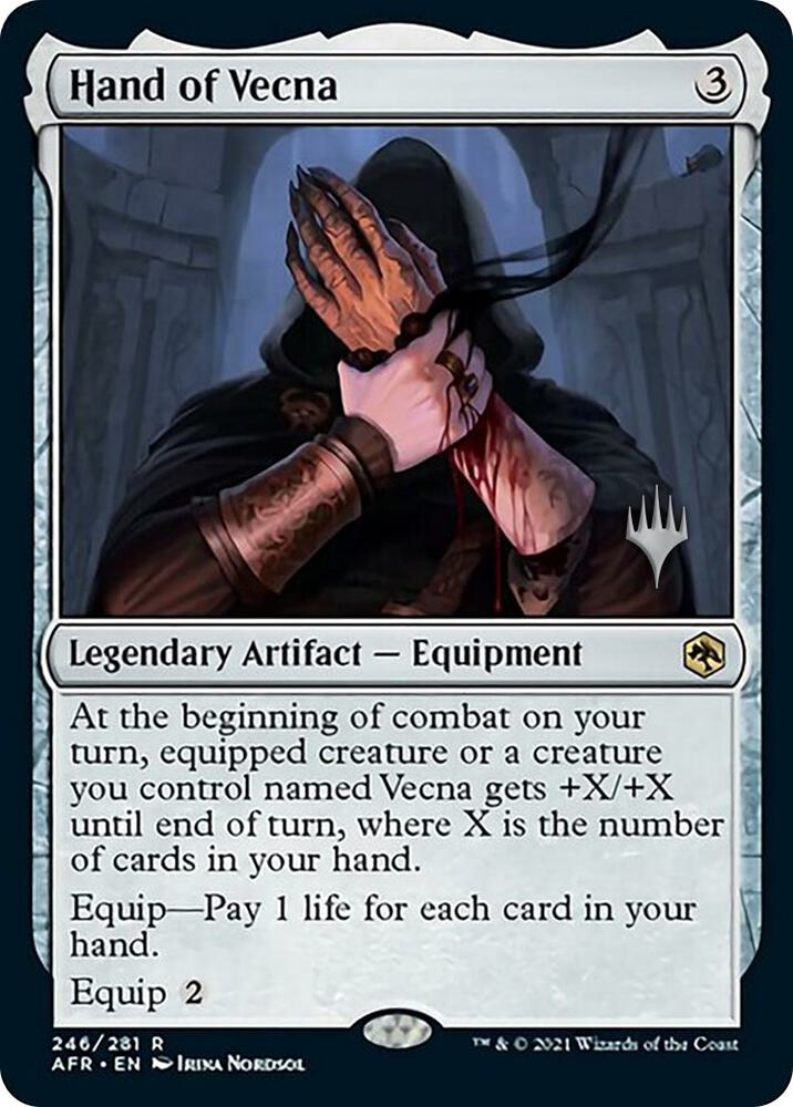 Hand of Vecna 246 (Promo Pack: Adventures in the Forgotten Realms)  - Foil | Good Games Modbury