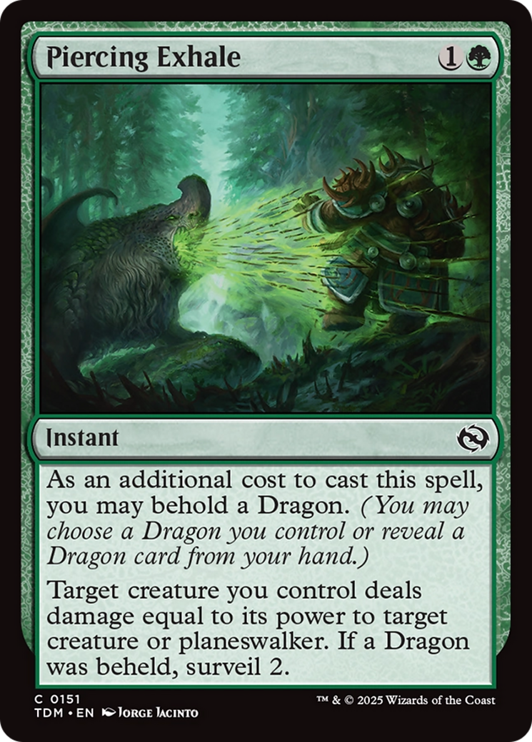 Piercing Exhale [Tarkir: Dragonstorm] | Good Games Modbury