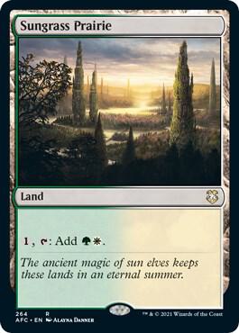 Sungrass Prairie 264/62 (Commander: Adventures in the Forgotten Realms)  | Good Games Modbury