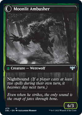 Oakshade Stalker // Moonlit Ambusher [Innistrad: Double Feature] | Good Games Modbury