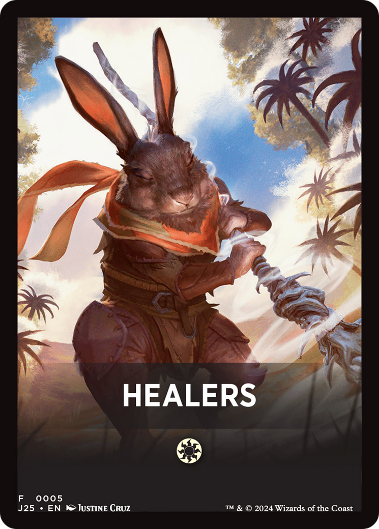 Healers Theme Card [Foundations Jumpstart Front Cards] | Good Games Modbury