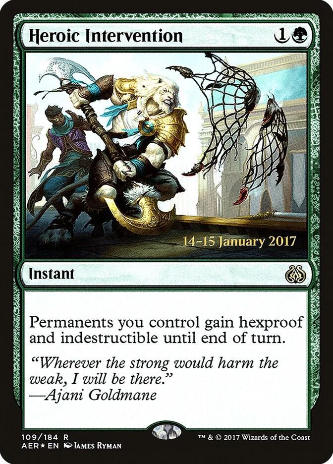 Heroic Intervention AER 109s/65 (Prerelease Cards)  - Foil | Good Games Modbury