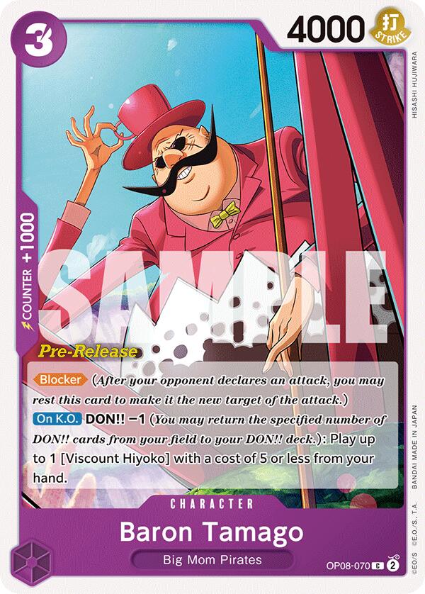Baron Tamago [Two Legends Pre-Release Cards] | Good Games Modbury