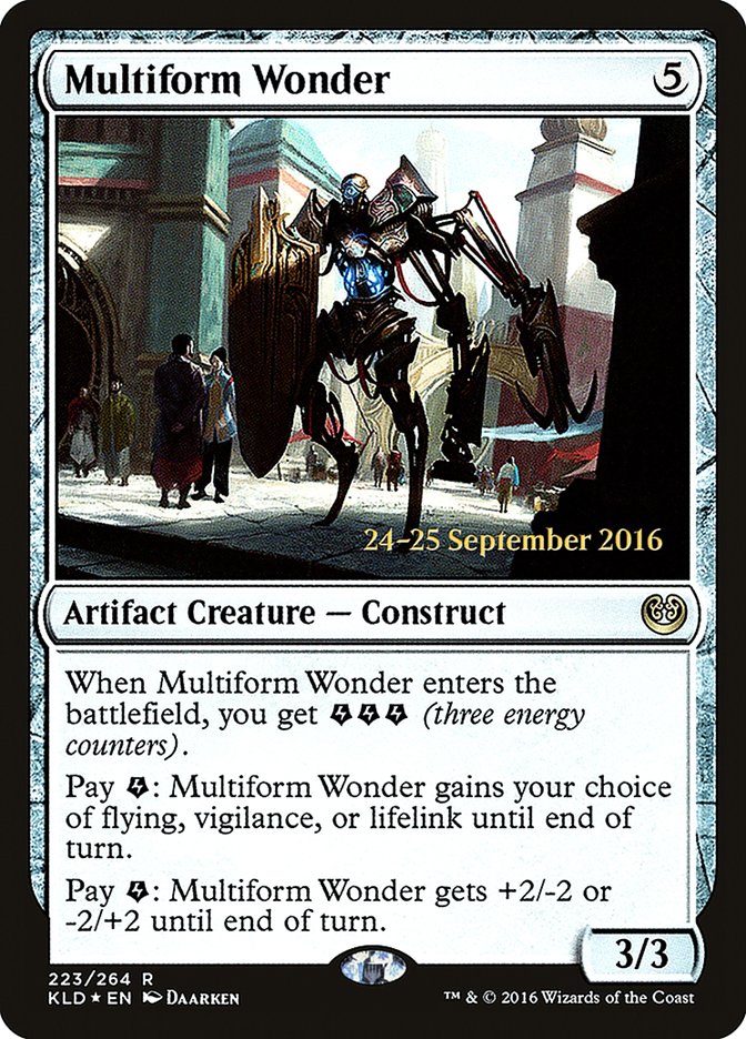 Multiform Wonder [Kaladesh Prerelease Promos] | Good Games Modbury