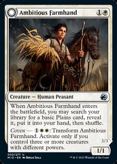 Ambitious Farmhand // Seasoned Cathar [Innistrad: Midnight Hunt] | Good Games Modbury