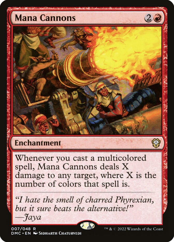Mana Cannons 7/50 (Commander: Dominaria United)  | Good Games Modbury