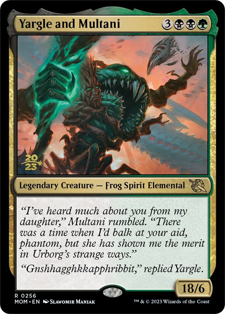 Yargle and Multani 256s/162 (Prerelease Cards)  - Foil | Good Games Modbury