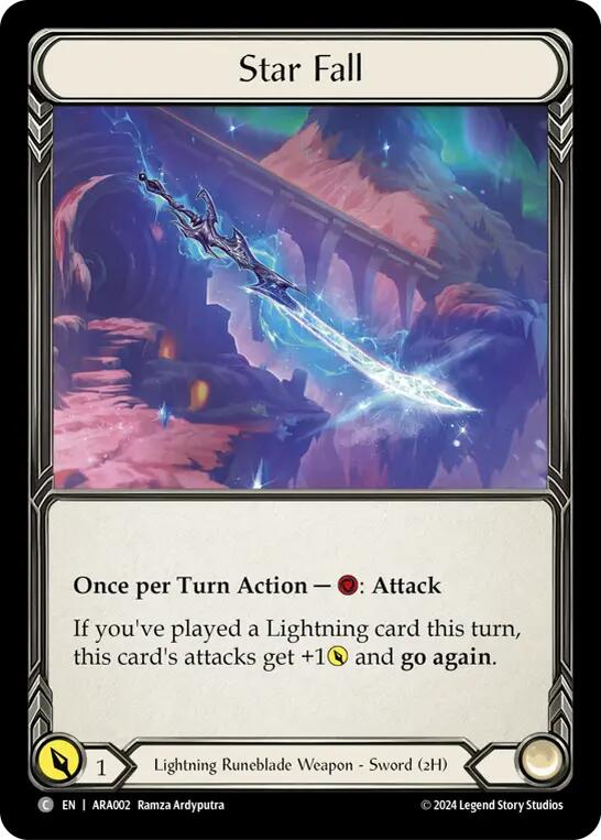 Star Fall [ARA002] (Rosetta Aurora Blitz Deck) | Good Games Modbury