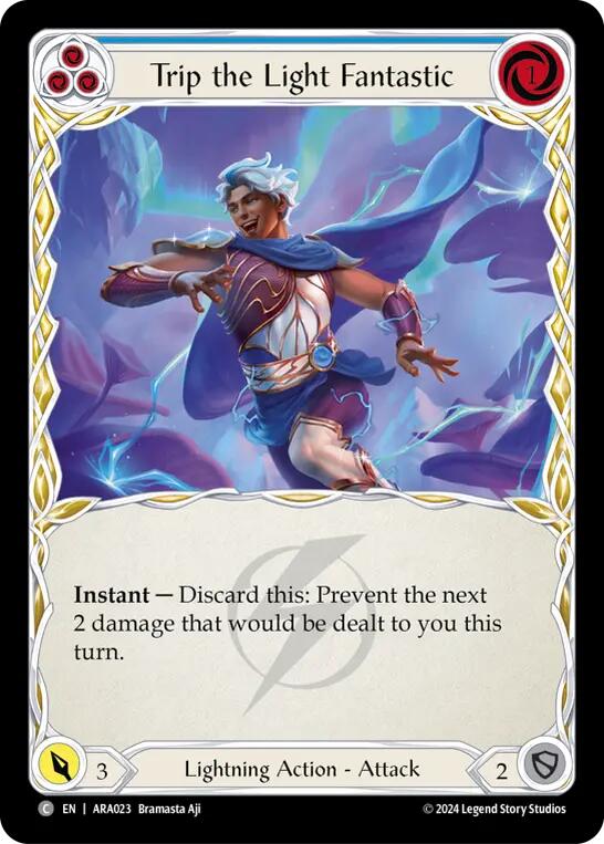 Trip the Light Fantastic (Blue) [ARA023] (Rosetta Aurora Blitz Deck) | Good Games Modbury