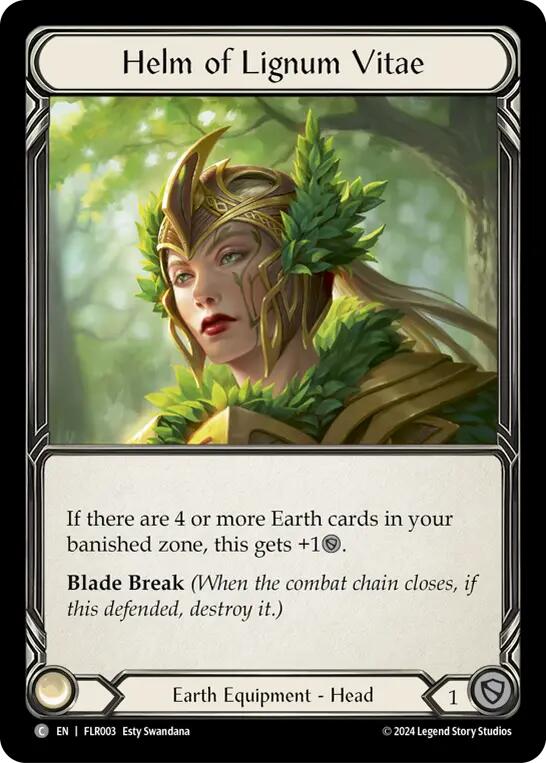Helm of Lignum Vitae [FLR003] (Rosetta Florian Blitz Deck) | Good Games Modbury