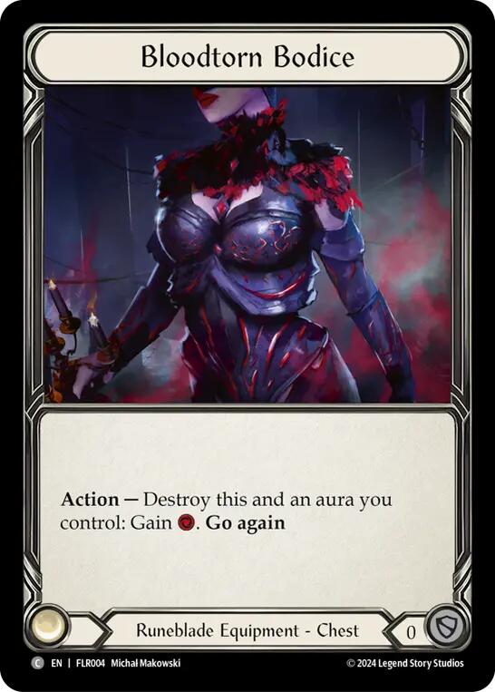 Bloodtorn Bodice [FLR004] (Rosetta Florian Blitz Deck) | Good Games Modbury