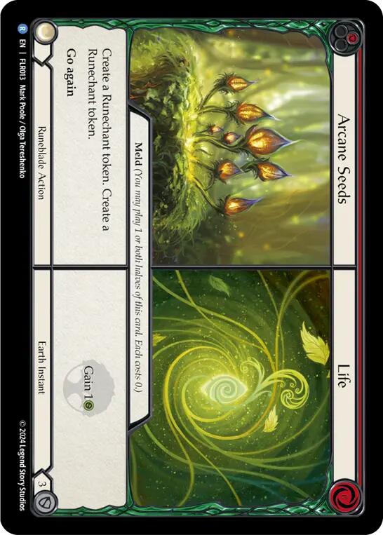 Arcane Seeds <> Life [FLR013] (Rosetta Florian Blitz Deck) | Good Games Modbury
