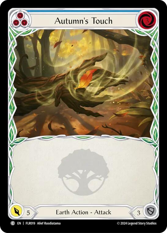 Autumn's Touch (Blue) [FLR019] (Rosetta Florian Blitz Deck) | Good Games Modbury