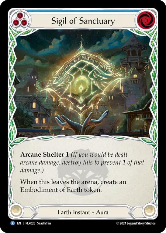 Sigil of Sanctuary [FLR026] (Rosetta Florian Blitz Deck) | Good Games Modbury