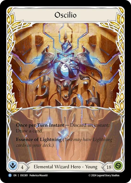 Oscilio [OSC001] (Rosetta Oscilio Blitz Deck)  Rainbow Foil | Good Games Modbury