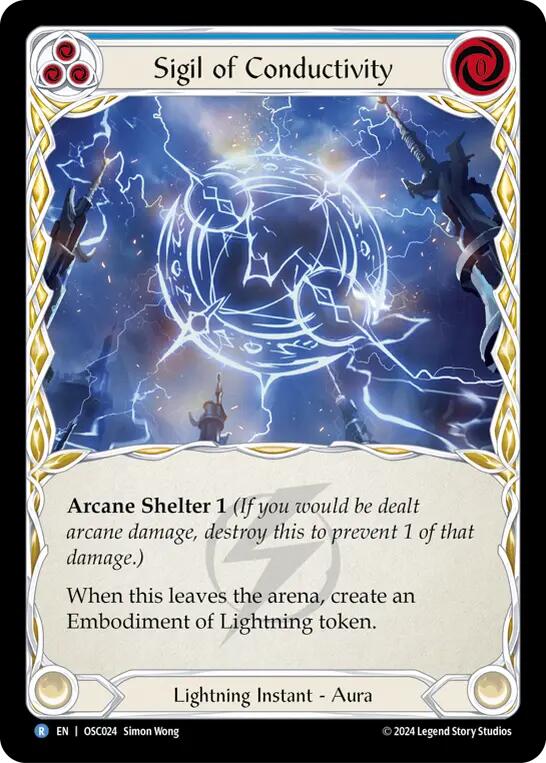 Sigil of Conductivity [OSC024] (Rosetta Oscilio Blitz Deck) | Good Games Modbury