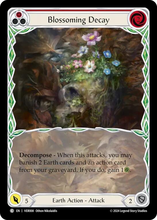 Blossoming Decay (Red) [VER008] (Rosetta Verdance Blitz Deck) | Good Games Modbury