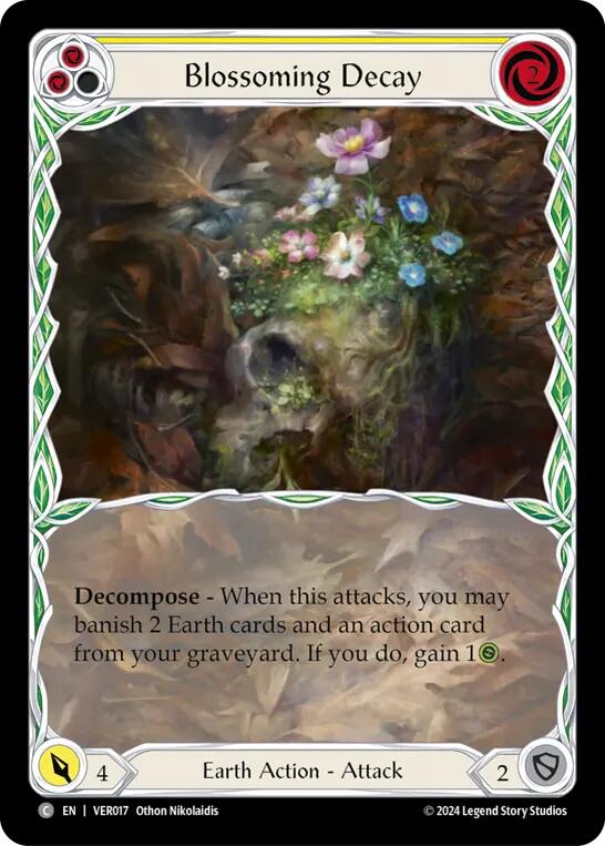 Blossoming Decay (Yellow) [VER017] (Rosetta Verdance Blitz Deck) | Good Games Modbury