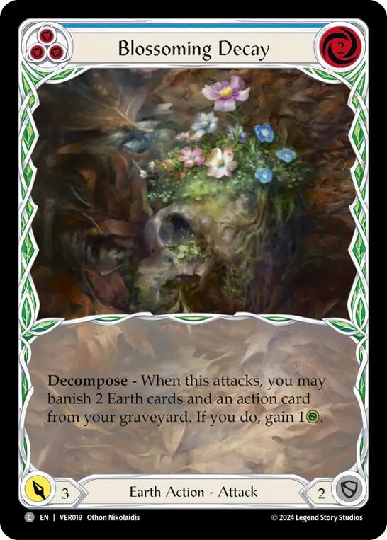 Blossoming Decay (Blue) [VER019] (Rosetta Verdance Blitz Deck) | Good Games Modbury
