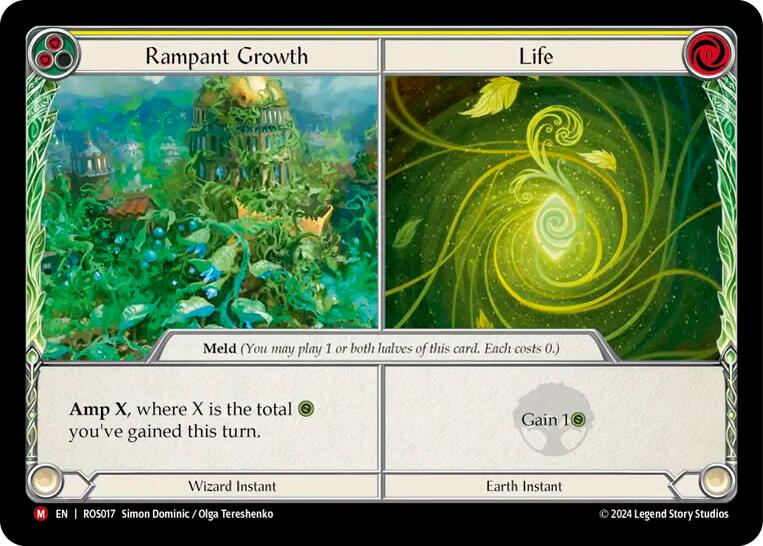 Rampant Growth // Life [ROS017] (Rosetta)  Rainbow Foil | Good Games Modbury
