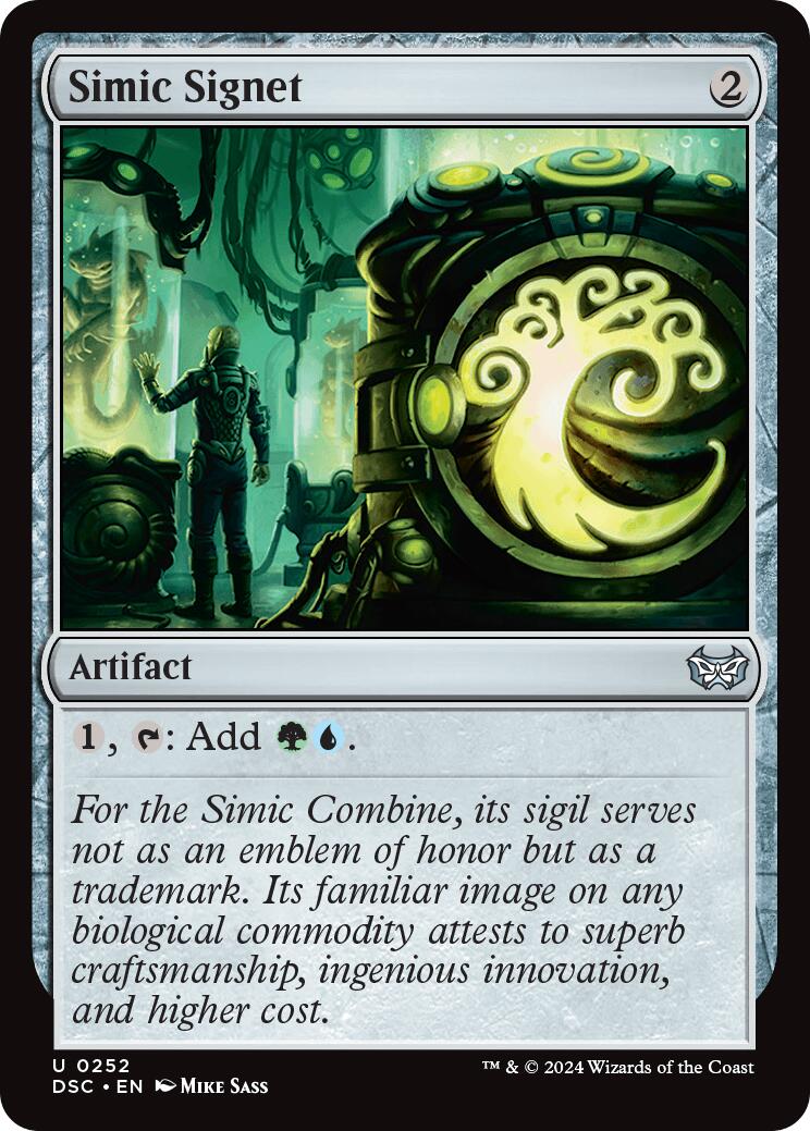 Simic Signet [Duskmourn: House of Horror Commander] | Good Games Modbury