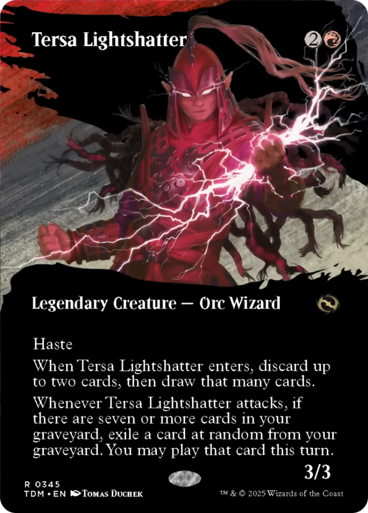 Tersa Lightshatter (Borderless) [Tarkir: Dragonstorm] | Good Games Modbury