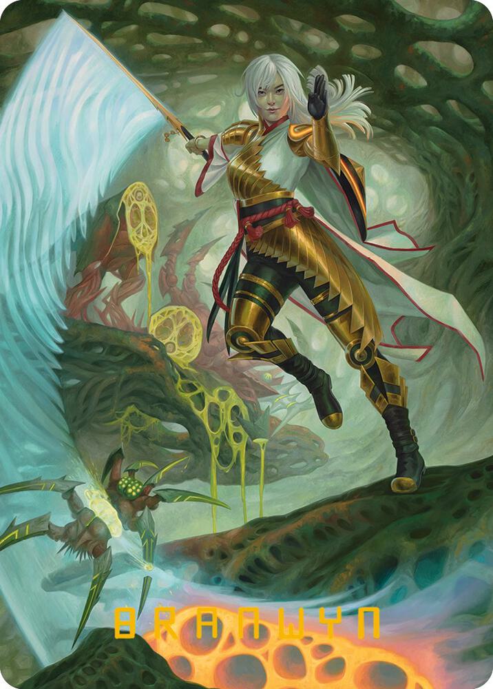 The Eternal Wanderer Art Card Gold Stamped Signature 3 (Art Series: Phyrexia: All Will Be One)  | Good Games Modbury