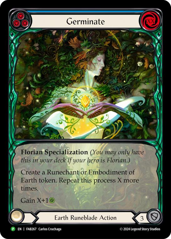 Germinate (Extended Art) [FAB267] (Promo)  Rainbow Foil | Good Games Modbury