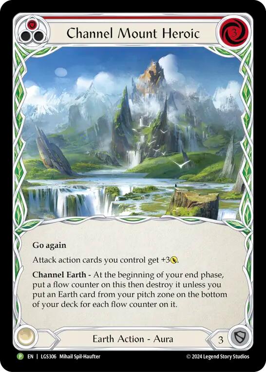 Channel Mount Heroic [LGS306] (Promo)  Cold Foil | Good Games Modbury