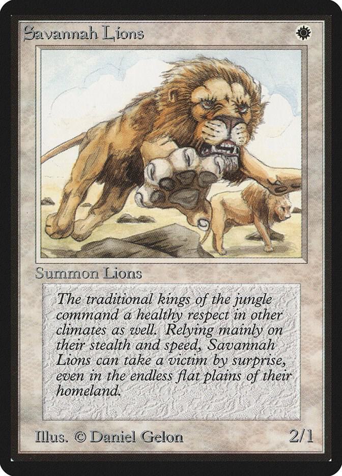 Savannah Lions 39/302 (Beta Edition)  | Good Games Modbury
