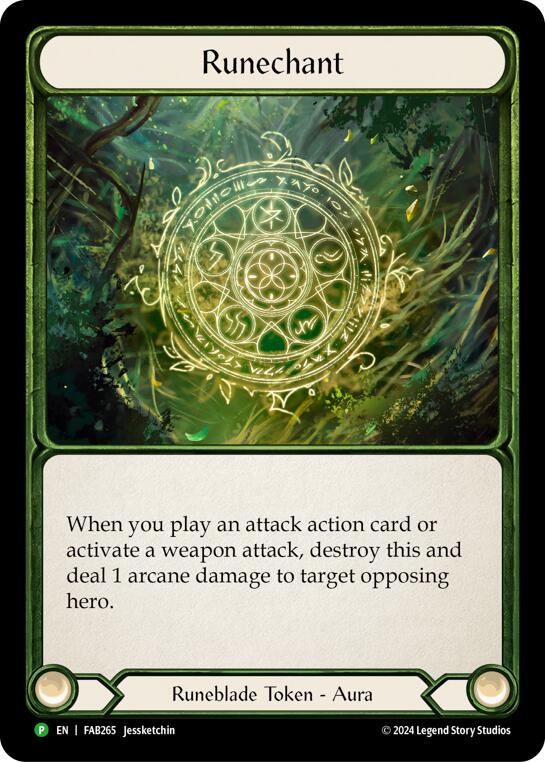 Runechant (Earth) [FAB265] (Promo)  Rainbow Foil | Good Games Modbury