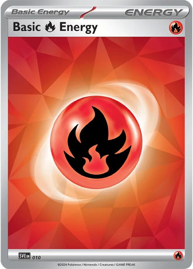 Basic Fire Energy (010)(Holo) [Scarlet & Violet: Stellar Crown] | Good Games Modbury
