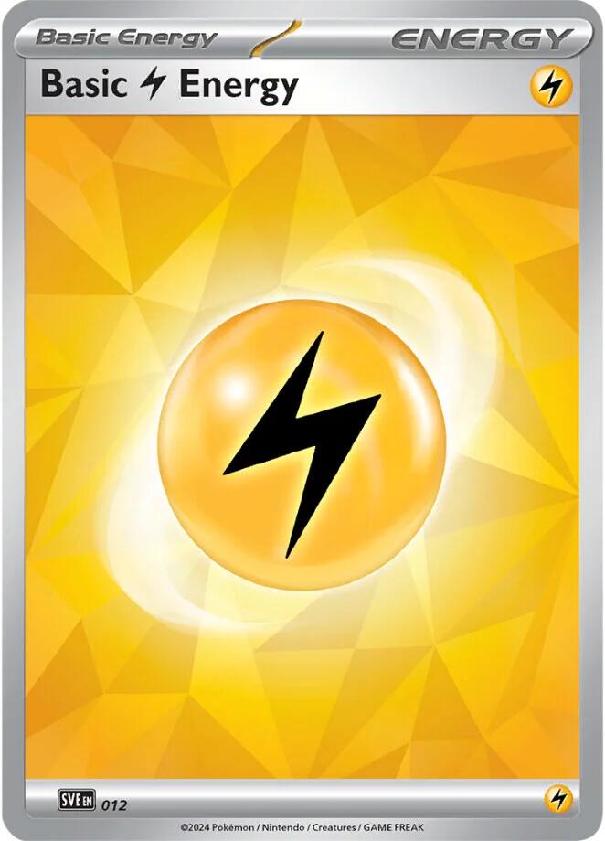 Basic Lightning Energy (012)(Holo) [Scarlet & Violet: Stellar Crown] | Good Games Modbury