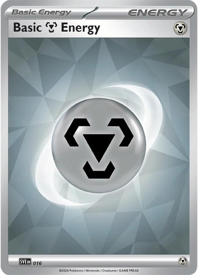 Basic Metal Energy (016)(Holo) [Scarlet & Violet: Stellar Crown] | Good Games Modbury