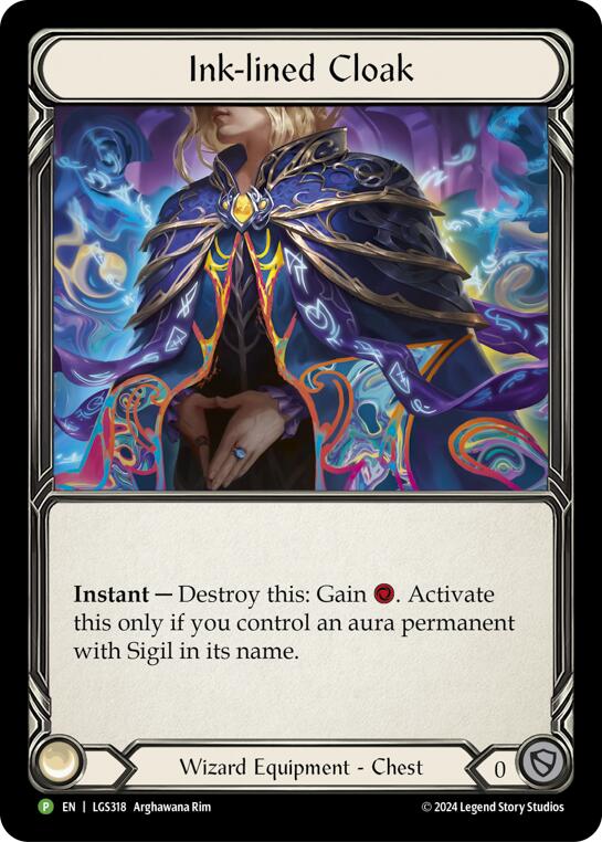 Ink-lined Cloak [LGS318] (Promo)  Rainbow Foil | Good Games Modbury