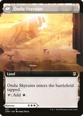 Ondu Inversion // Ondu Skyruins (Extended Art) [Zendikar Rising] | Good Games Modbury