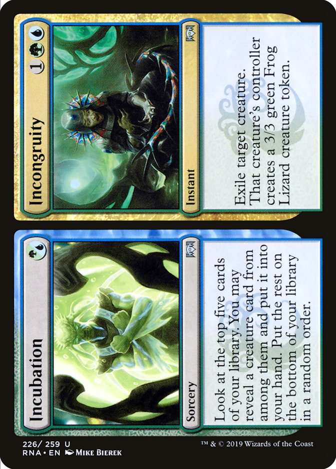 Incubation // Incongruity [Ravnica Allegiance] | Good Games Modbury