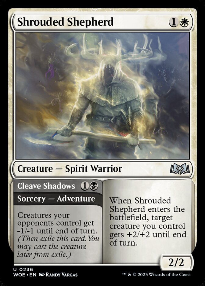 Shrouded Shepherd // Cleave Shadows 236/276 (Wilds of Eldraine)  | Good Games Modbury