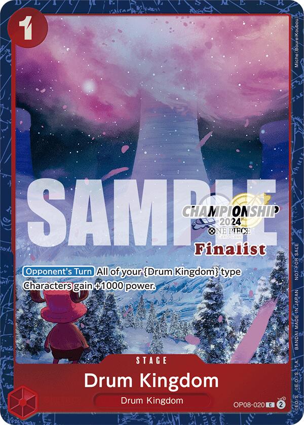 Drum Kingdom (Championship 2024 Finalist Card Set) [One Piece Promotion Cards] | Good Games Modbury