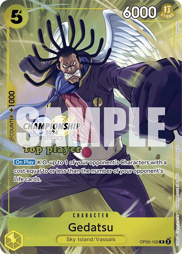 Gedatsu (Championship 2024 Top Player Pack) [One Piece Promotion Cards] | Good Games Modbury