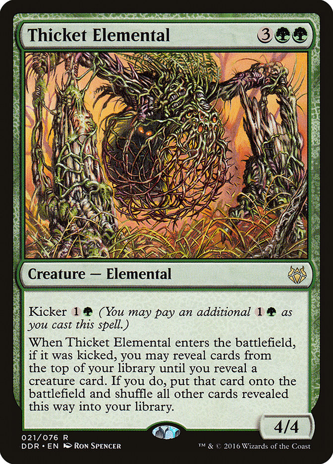 Thicket Elemental 21/76 (Duel Decks: Nissa vs. Ob Nixilis)  | Good Games Modbury