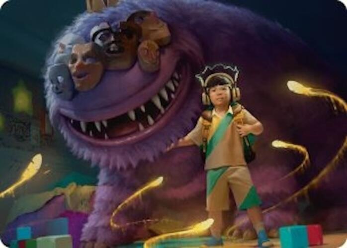 Toby, Beastie Befriender Art Card [Duskmourn: House of Horror Art Series] | Good Games Modbury