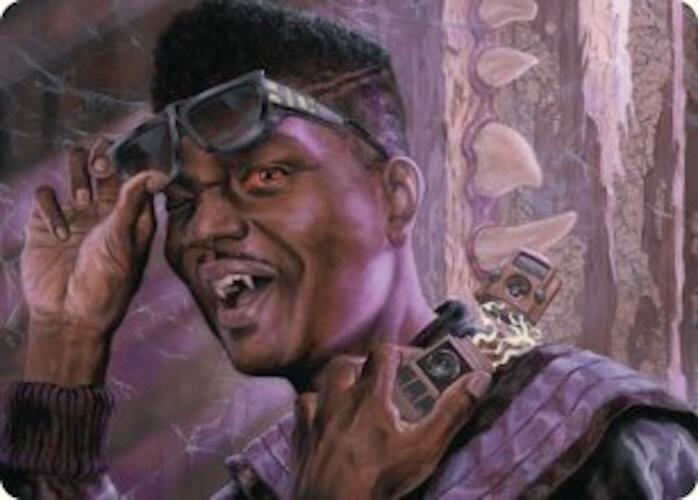 Dashing Bloodsucker Art Card [Duskmourn: House of Horror Art Series] | Good Games Modbury