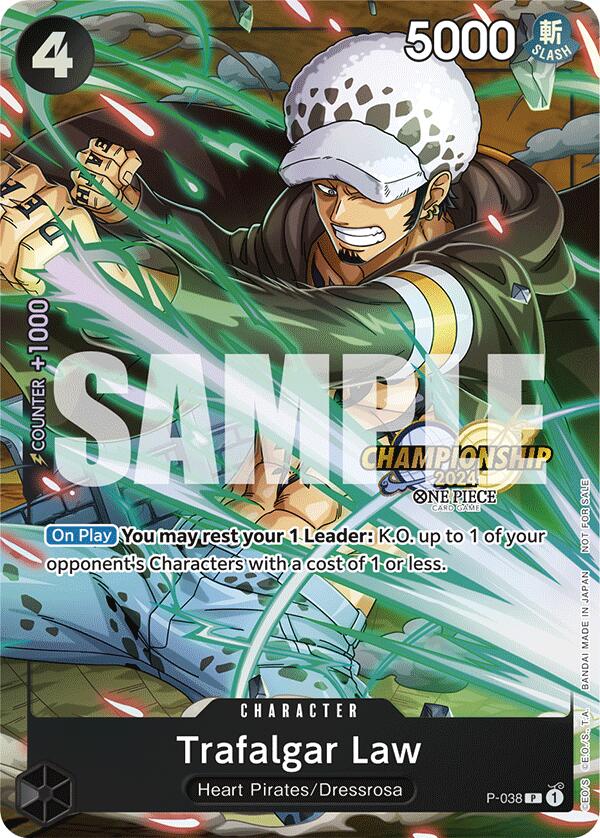 Trafalgar Law (P-038) (CS 2024 Event Pack) [One Piece Promotion Cards] | Good Games Modbury