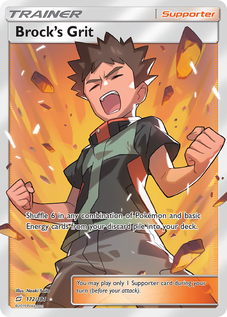 Brock's Grit (172/181) [Sun & Moon: Team Up] | Good Games Modbury