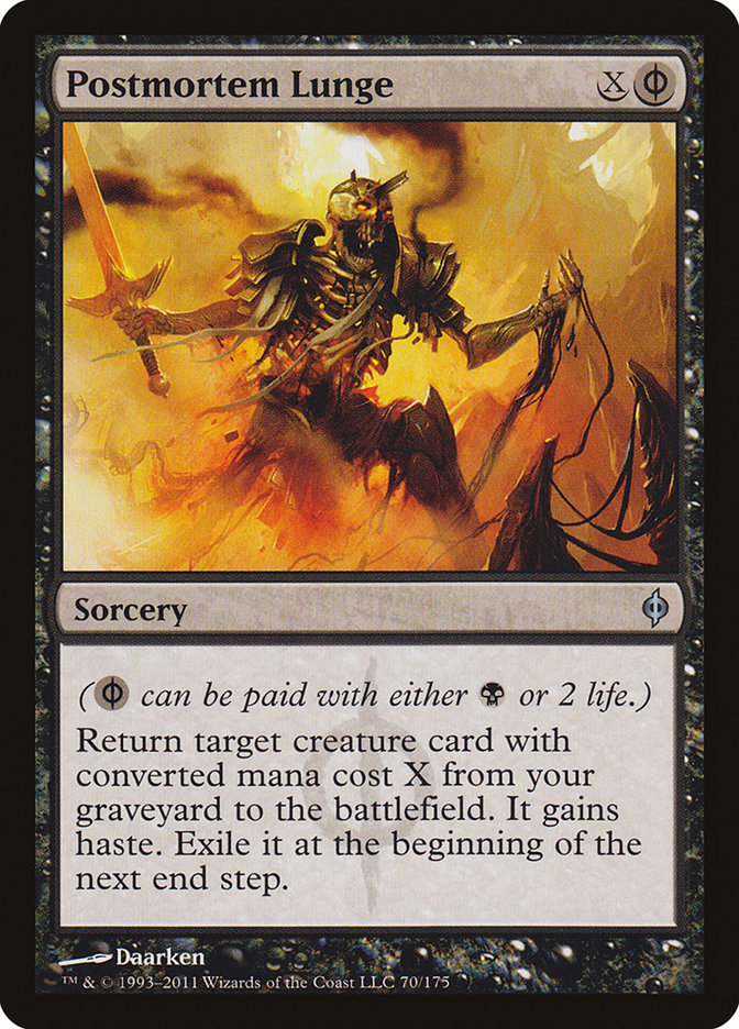 Postmortem Lunge 70/175 (New Phyrexia)  | Good Games Modbury